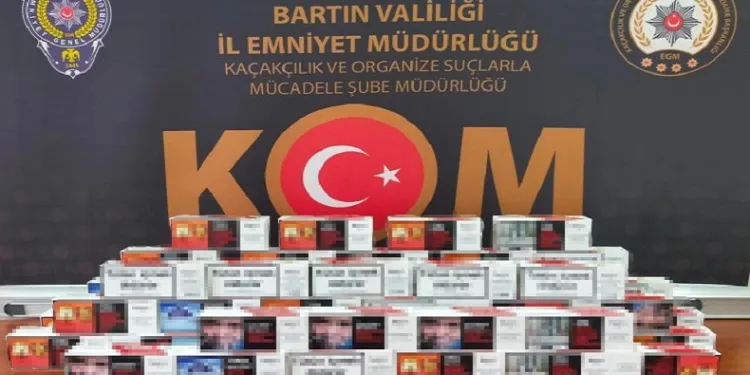 Bartın’da makaron operasyonu