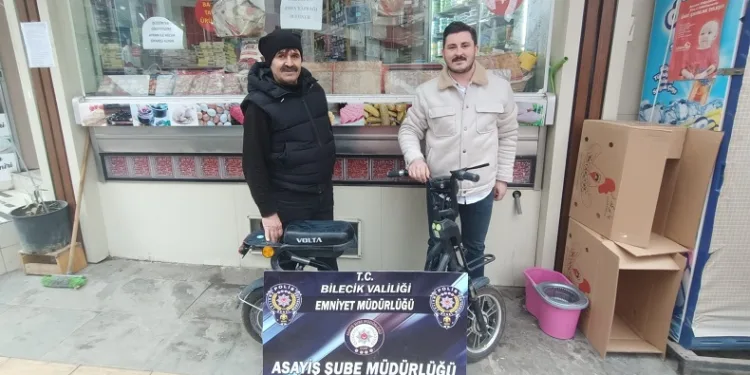 Çalınan bisiklet kısa sürede bulundu