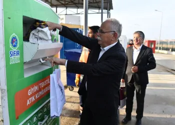 Çanakkale Belediyesi 1’inci Sınıf Atık Getirme Merkezi tanıtıldı