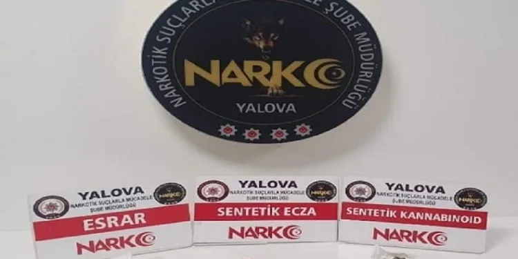 Yalova’da uyuşturucu operasyonu: 1 gözaltı