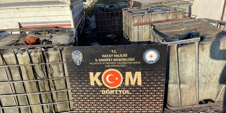 Payas’ta 3 bin 250 litre kaçak akaryakıt ele geçirildi