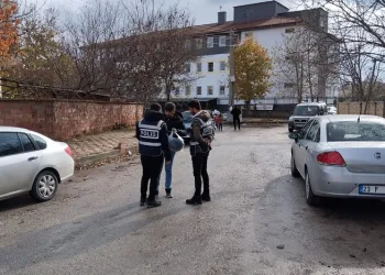 Elazığ’da okul önlerinde denetim