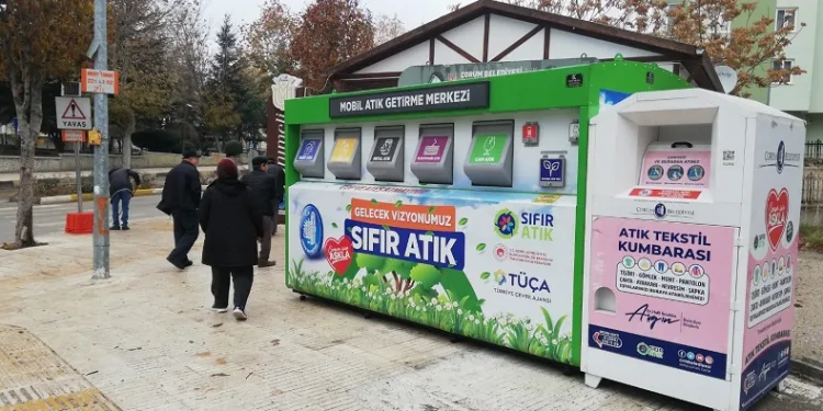 Çorum’da mobil atık getirme merkezlerinin sayısını artırdı