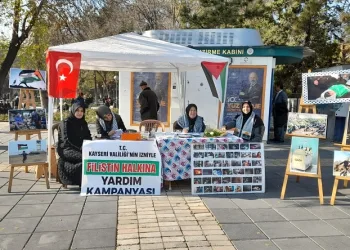 Kayserili kadınlardan Filistin’e Yardım Kampanyası