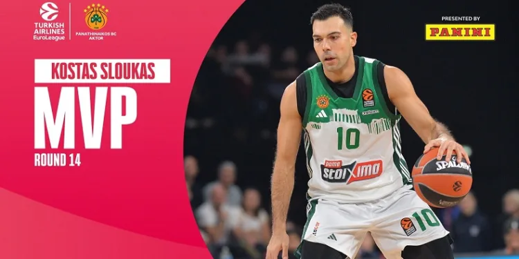 Euroleague’de haftanın oyuncusu Kostas Sloukas oldu