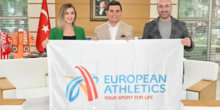 2024 Avrupa Kros Şampiyonası bayrağı Kepez’de