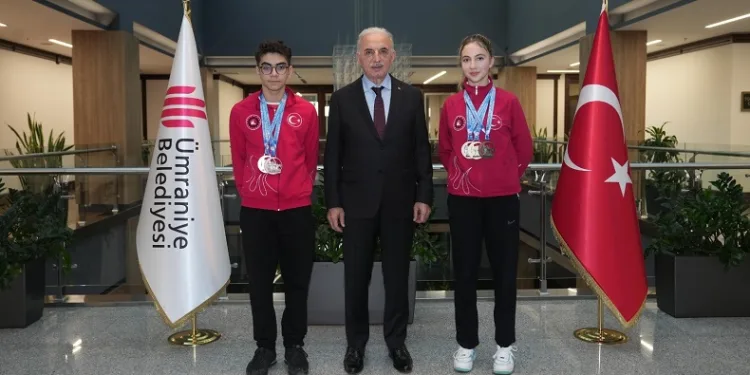 Avrupa’dan Ümraniye’ye dört madalya birden