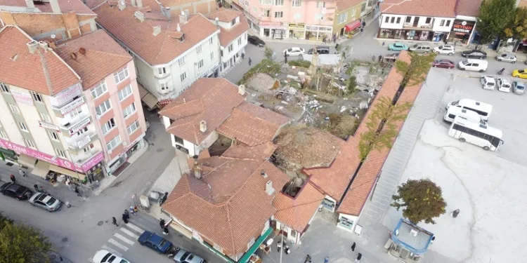 Tarihi Güpür Hamamı küllerinden yeniden doğacak