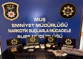 Muş’ta uyuşturucu operasyonu: 8 gözaltı