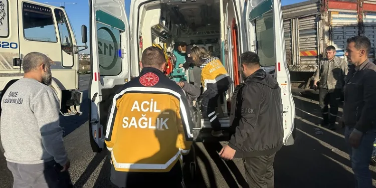 Tekirdağ’da trafik kazası: 1 yaralı