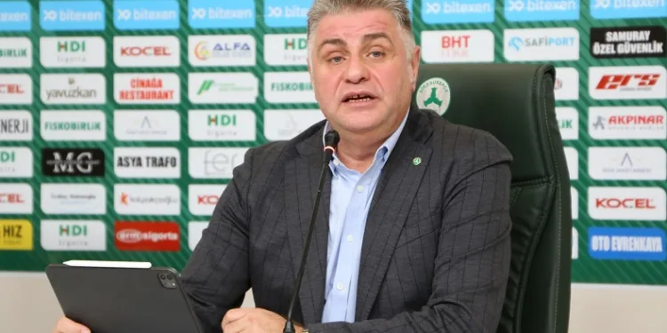 Giresunspor Başkanı Nahid Yamak: “Ligde kalabilmek için var gücümüzle çalışmaya devam edeceğiz”