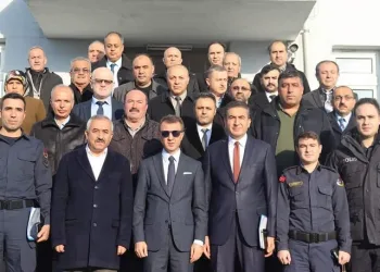Güvenlik toplantısı jandarma karakolunda yapıldı