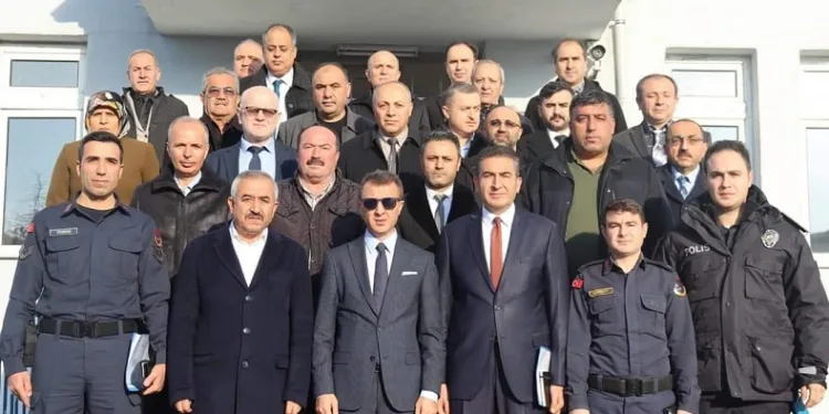 Güvenlik toplantısı jandarma karakolunda yapıldı