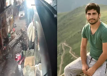 Bursa’daki balkon faciası kamerada