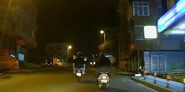 Tek teker üzerinde tehlikeli yolculuk