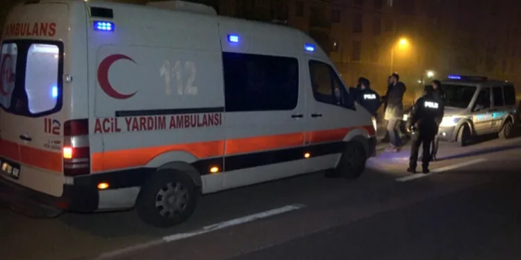 Eşinden korkan kadın camdan atladı