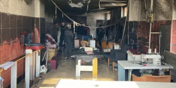 Mobilya atölyesinde kundaklama şüphesi