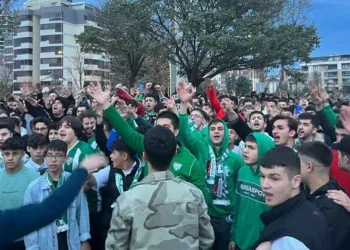Teksas’tan Özlüce tesisleri önünde protesto