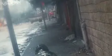 Kassam Tugayları, İsrail’e ait cipin vurulduğu görüntüleri yayınladı