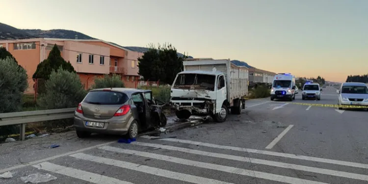 Manisa’da kaza: 1 ölü 3 yaralı