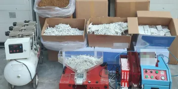 Kahramanmaraş’ta 30 bin makaron ele geçirildi