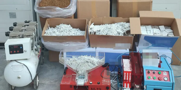 Kahramanmaraş’ta 30 bin makaron ele geçirildi