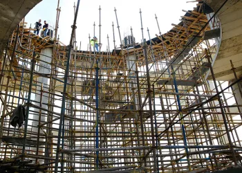 Güneş Mahallesi Cami inşaatı sürüyor