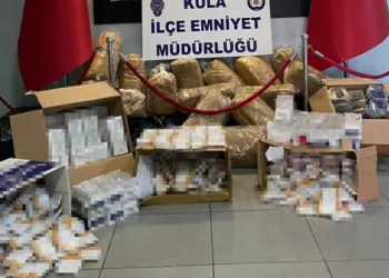 Manisa’da kaçak sigara operasyonu