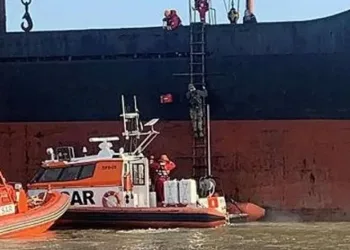 Tuna Nehri’nde gemi mayına çarptı