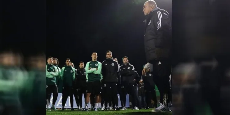 Fatih Terim, Panathinaikos ile ilk antrenmanına çıktı