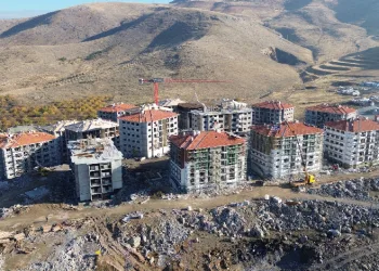 Malatya’da TOKİ konutları yükseliyor