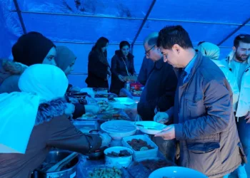 Silvan’da Filistin’e yardım etkinliği