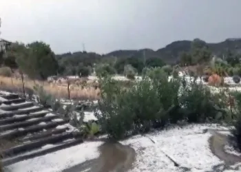 Tatil cenneti Datça beyaza büründü