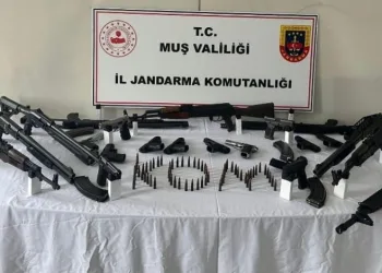 Muş’ta silah ve mühimmat operasyonu