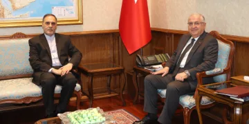 Bakan Güler, Habibollahzadeh’i kabul etti