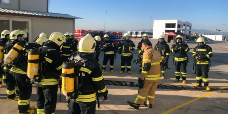 İtfaiyeye kimyasal tehlikeler eğitimi