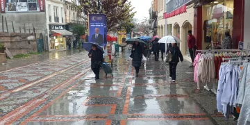 Edirne’de yağan yağmur sevindirdi