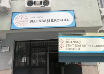 O okuldan Esat Oktay Yıldıran’ın adı kaldırıldı