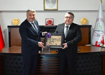 Bozkan’dan Rektör Özölçer’e iade-i ziyaret