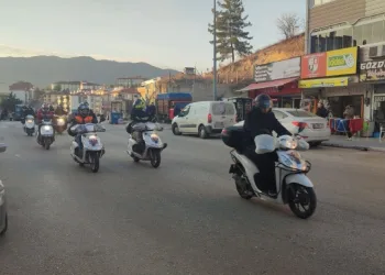 Motokuryenin meslektaşlarından konvoylu tepki