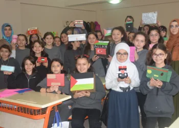Kumbaralarıyla Filistin’e destek oldular