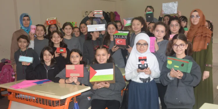 Kumbaralarıyla Filistin’e destek oldular