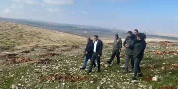Kaymakam Partal dikilen fidanları inceledi