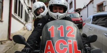 “Motosiklet Ambulans”lA hayat kurtarıyorlar