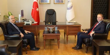Rektör Baş, Rektör Zeybek ile buluştu