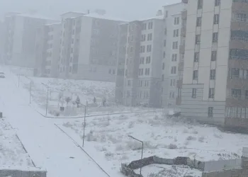 Yüksekova’da yoğun kar yağışı