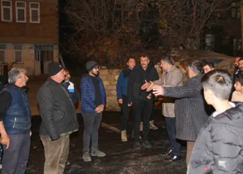 Vali Ali Çelik asfalt denetiminde