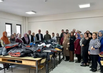 Kursiyerlerin diktiği montlar Gazze’ye