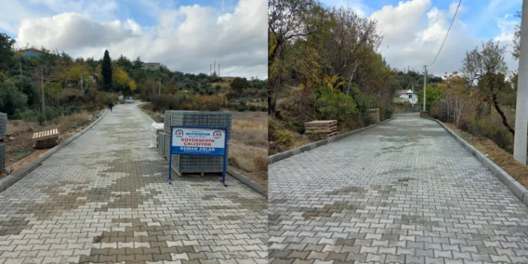 Yol sorununu büyükşehir çözdü