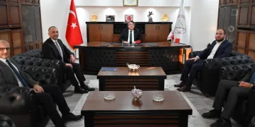 Başkanlardan Rektör Özölçer’e ziyaret